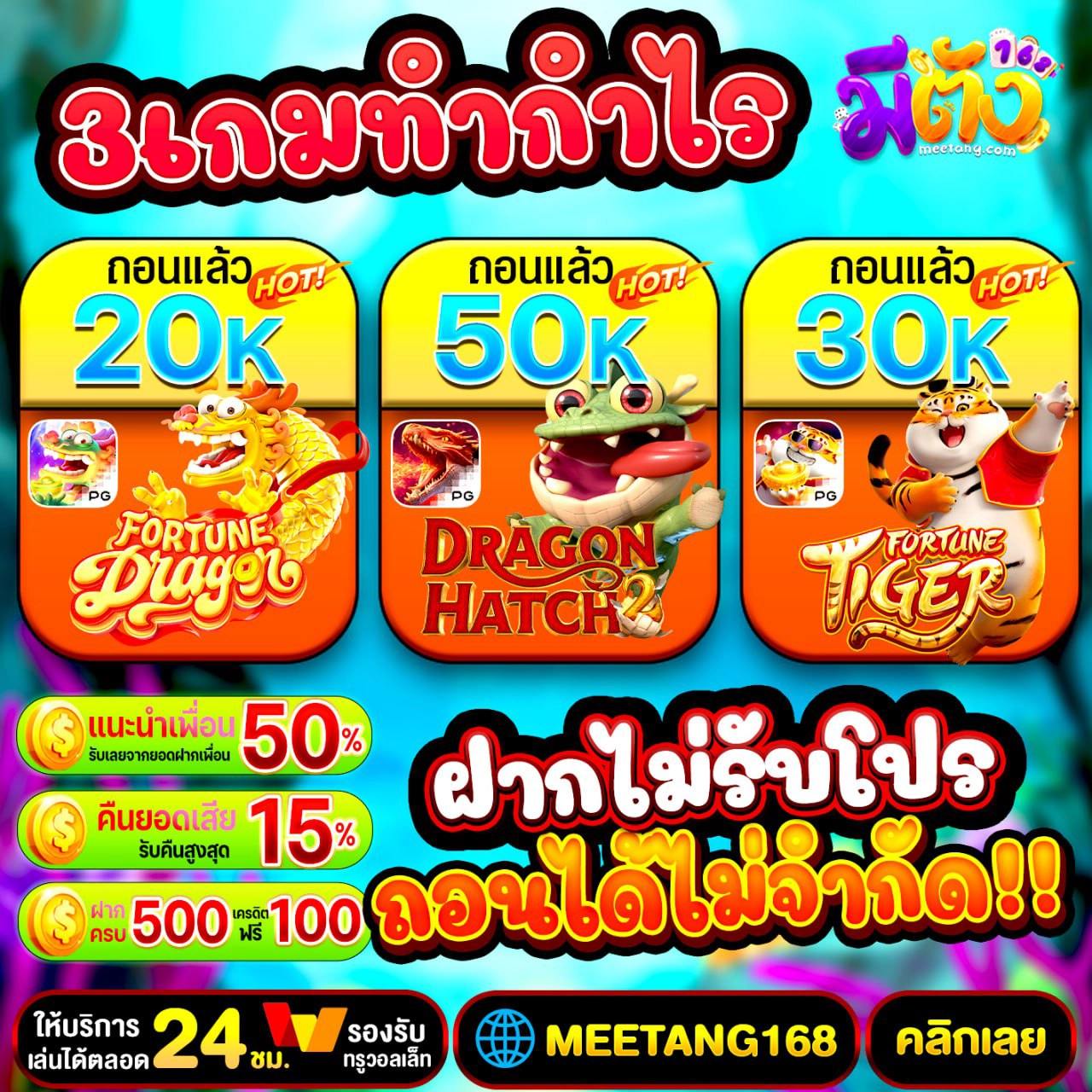 จุดเด่นของโปรโมชั่น สล็อต ฝาก50รับ150 ทํา 300ถอนได้300